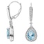 18K White Gold Skye Aquamarine and Diamond Earrings (1/3 ct. tw.), smalladditional view 1