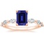 14KR Sapphire Joelle Diamond Ring (1/3 ct. tw.), smalltop view