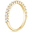 18K Yellow Gold Shared Prong Diamond Ring (1/2 ct. tw.), smallside view
