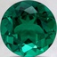 12mm Round Lab Grown Emerald
