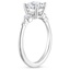18K White Gold Sloane Diamond Ring, smallside view