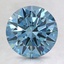 2.04 Ct. Fancy Intense Blue Round Lab Created Diamond