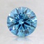 1.13 Ct. Fancy Vivid Blue Round Lab Grown Diamond