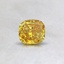 0.34 Ct. Fancy Vivid Orange-Yellow Cushion Lab Created Diamond