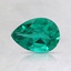 7x5mm Pear Lab Created Emerald