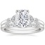 18KW Moissanite Verbena Diamond Bridal Set (1/4 ct. tw.), smalltop view