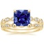 18KY Sapphire Tiara Diamond Bridal Set (1/5 ct. tw.), smalltop view