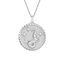 Diamond Accented Virgo Zodiac Necklace 