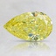 1.11 Ct. Fancy Intense Yellow Pear Lab Created Diamond