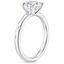 18K White Gold Corinne Diamond Ring, smallside view