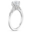 18KW Sapphire Rochelle Diamond Ring, smalltop view