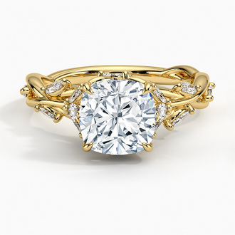 Luxe Winding Vine Engagement Ring