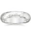5mm Canyon Wedding Ring in Platinum
