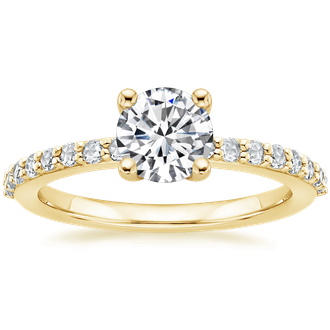 Rosabel Rose Cut Diamond Ring - Brilliant Earth
