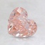 1.50 Ct. Fancy Intense Pink Heart Lab Created Diamond