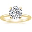 18K Yellow Gold Perfect Fit Ring, smalltop view