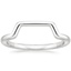 18K White Gold Mezzo Linear Nesting Ring, smalladditional view 1