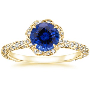 Sapphire Nova Diamond Ring (1/2 ct. tw.) in 18K Yellow Gold