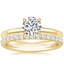 18K Yellow Gold Salma Diamond Ring with Amelie Diamond Ring (1/3 ct. tw.)