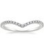 18K White Gold Flair Diamond Ring (1/6 ct. tw.), smalltop view