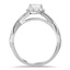 Twisting Halo Diamond Ring, smallview
