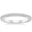 18K White Gold Tacori Dantela Diamond Ring (1/8 ct. tw.), smalltop view