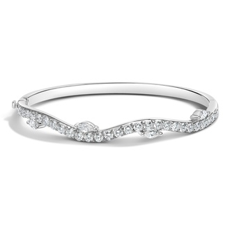 Luxe Willow Diamond Bangle Bracelet (2 1/3 ct. tw.) - Brilliant Earth