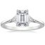 Platinum Esprit Diamond Ring, smalltop view