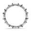 Round and Marquise Diamond Eternity Ring, smallside view