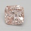 2.08 Ct. Fancy Intense Pink Cushion Lab Created Diamond