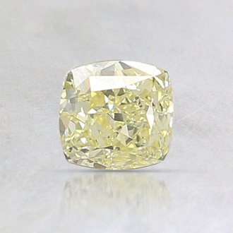 0.8 Ct. Fancy Light Yellow Cushion Diamond