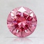 1.41 Ct. Fancy Vivid Pinkish Purple Round Lab Created Diamond
