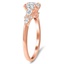 Floral Cluster Diamond Ring, smallside view