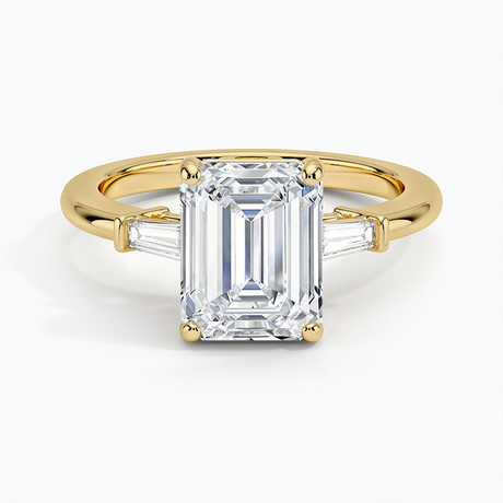 Tapered baguette engagement deals ring setting