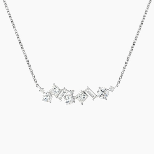 Stardust Multi Diamond Choker Necklace