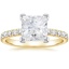 18KY Moissanite Constance Diamond Ring (1/3 ct. tw.), smalltop view
