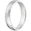 18K White Gold 4mm Everest Wedding Ring, smallside view