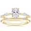 18K Yellow Gold Palais Diamond Ring with Alena Diamond Ring