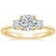 18K Yellow Gold Serena Diamond Ring (1/3 ct. tw.), smalltop view
