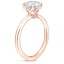 14K Rose Gold Salma Diamond Ring, smallside view