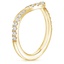 18K Yellow Gold Elongated Chiara Diamond Ring (1/3 ct. tw.), smallside view