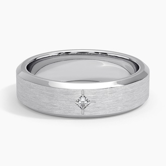 Princess Cut Diamond Men's Ring - Caspian - Brilliant Earth