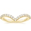 Yellow Gold Elongated Luxe Flair Rose Cut Diamond Ring