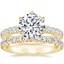 18K Yellow Gold Luxe Sienna Diamond Ring (1/2 ct. tw.) with Signature Luxe Sienna Diamond Ring (5/8 ct. tw.)
