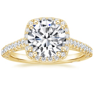 Tacori Petite Crescent Classic Bloom Diamond Ring - Brilliant Earth