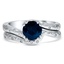 Custom Flush Diamond Bridal Set