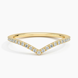 Flair Diamond Ring (1/6 ct. tw.) in 18K Yellow Gold