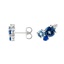 Silver Hydrangea Bouquet Earrings, smalladditional view 1