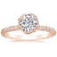 14K Rose Gold Nova Diamond Ring (1/2 ct. tw.), smalltop view