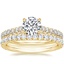 18K Yellow Gold Chantal Diamond Ring with Luxe Amelie Diamond Ring (1/2 ct. tw.)